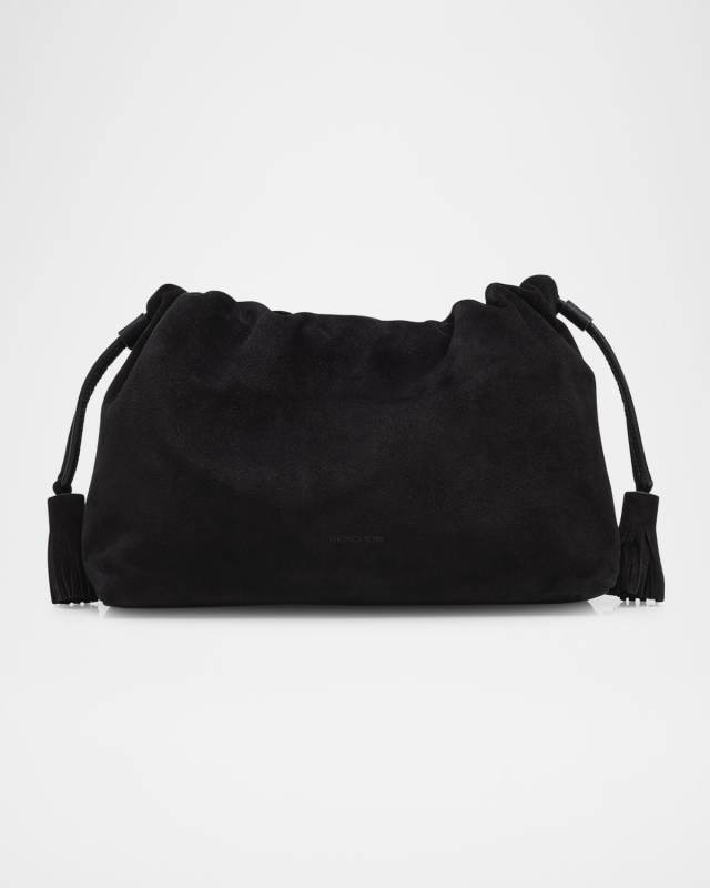 Stash Suede Shoulder Bag